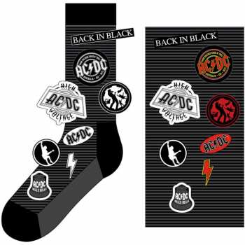 Merch AC/DC: Kotníkové Ponožky Icons 