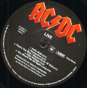 2LP AC/DC: Live 20668
