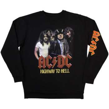 Merch AC/DC: Ac/dc Unisex Sweatshirt: H2h Band (sleeve Print) (small) S