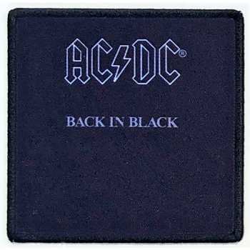 Merch AC/DC: Nášivka Back In Black