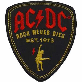 Merch AC/DC: Nášivka Plectrum