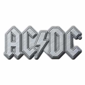 Merch AC/DC: Placka Metal Logo Ac/dc