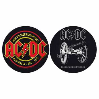 Merch AC/DC: Slipmat Set For Those About To Rock/high Voltage 