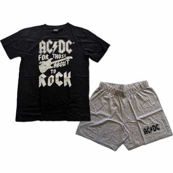Merch AC/DC: Summer Pyjamas Ftatr Guitar  M