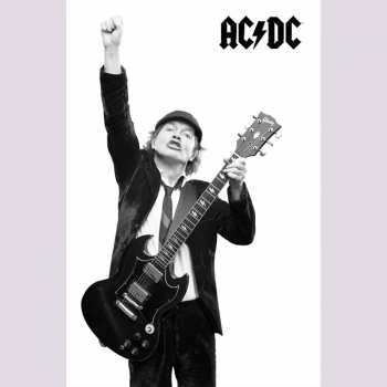 Merch AC/DC: Textilní Plakát Angus