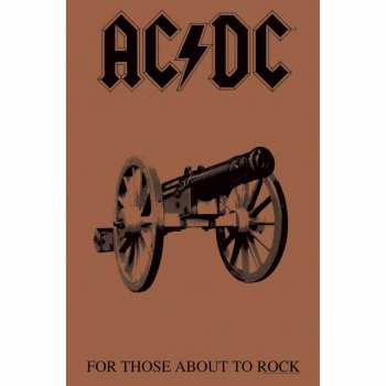 Merch AC/DC: Textilní Plakát For Those About To Rock