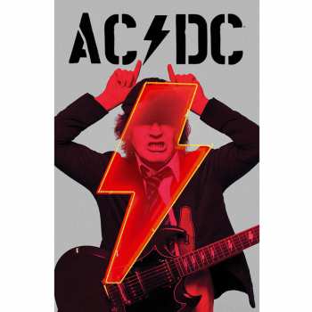 Merch AC/DC: Textilní Plakát Pwr-up Angus