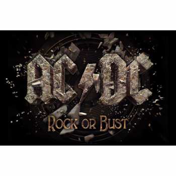 Merch AC/DC: Textilní Plakát Rock Or Bust