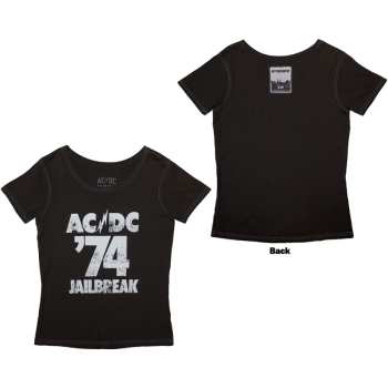 Merch AC/DC: Ac/dc Unisex T-shirt: 74 Jailbreak (back Print & Ex-tour) (large) L