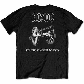 Merch AC/DC: Tričko About To Rock  L