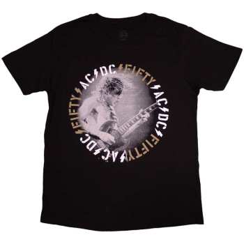 Merch AC/DC: Ac/dc Unisex T-shirt: Angus Live (medium) M