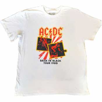 Merch AC/DC: Tričko Back In Black Tour 1980  XXXXL