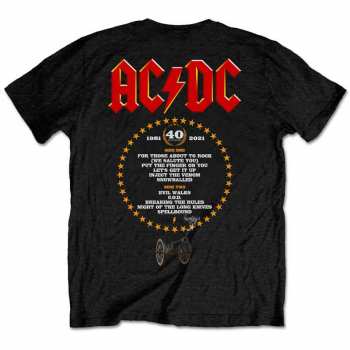 Merch AC/DC: Tričko Ftatr 40th Flaming  XXL