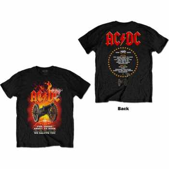 Merch AC/DC: Tričko Ftatr 40th Flaming  S