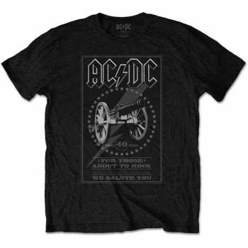 Merch AC/DC: Tričko Ftatr 40th Monochrome 