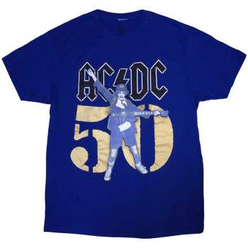 Merch AC/DC: Ac/dc Unisex T-shirt: Gold Fifty (large) L