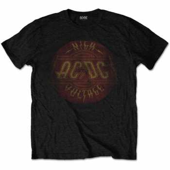 Merch AC/DC: Tričko High Voltage Vintage 