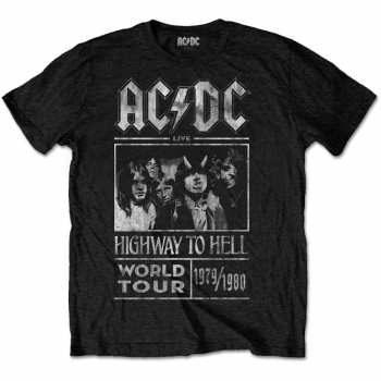 Merch AC/DC: Tričko Highway To Hell World Tour 1979/1980 