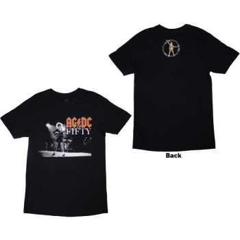 Merch AC/DC: Ac/dc Unisex T-shirt: On Stage Fifty (back Print) (x-large) XL