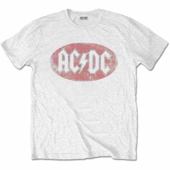 Merch AC/DC: Tričko Oval Logo Ac/dc Vintage 