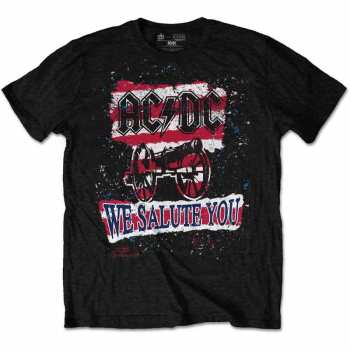Merch AC/DC: Tričko We Salute You Stripe 