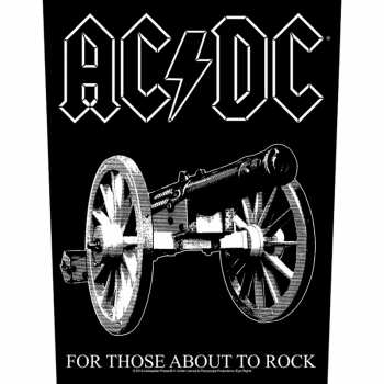 Merch AC/DC: Zádová Nášivka For Those About To Rock 