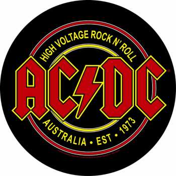 Merch AC/DC: Zádová Nášivka High Voltage Rock N Roll 