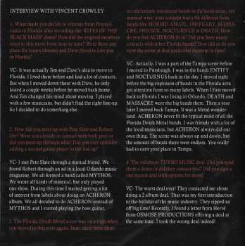 CD Acheron: Rites Of The Black Mass