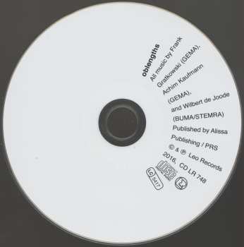CD Achim Kaufmann / Frank Gratkowski / Wilbert De Joode: Oblengths 455979