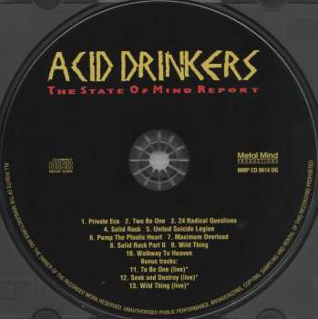 CD Acid Drinkers: The State Of Mind Report 231301