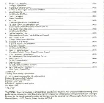 CD Acker Bilk: The Love Album