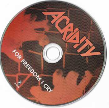 CD Acridity: For Freedom I Cry DLX 267420