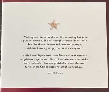 CD Anne-Sophie Mutter: Across The Stars DIGI 1139