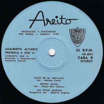 LP Adalberto Alvarez: Presenta: "Son 14" 440037