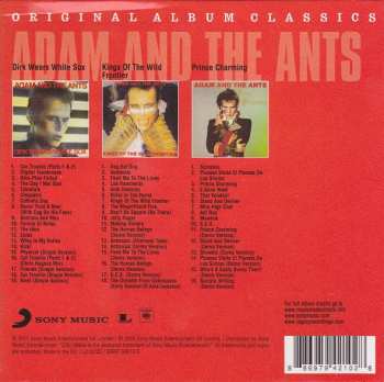 3CD/Box Set Adam And The Ants: Original Album Classics 447772