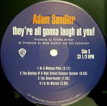 2LP Adam Sandler: They're All Gonna Laugh At You! LTD