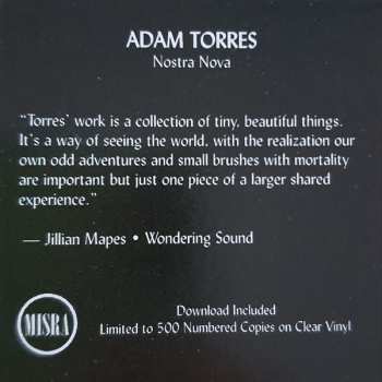LP Adam Torres: Nostra Nova LTD | NUM | CLR 362462
