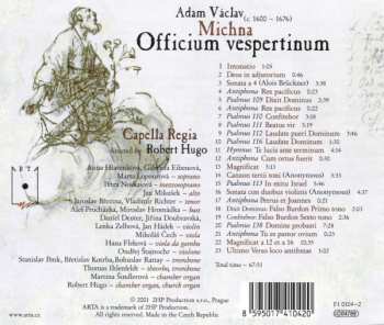 CD Adam Václav Michna Z Otradovic: Officium Vespertinum 26073