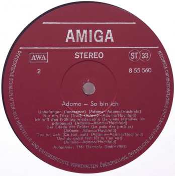 LP Adamo: So Bin Ich