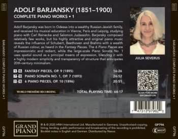 CD Adolf Barjansky: Complete Piano Works • 1 300263