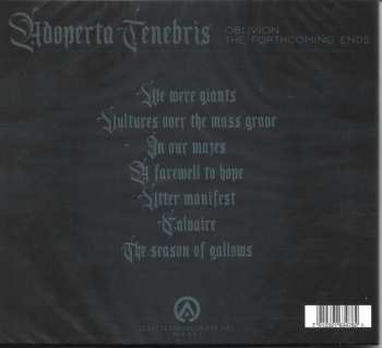 CD Adoperta Tenebris: Oblivion : The Forthcoming Ends 462105
