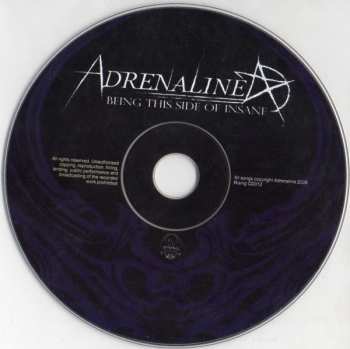 CD Adrenaline: Being This Side Of Insane