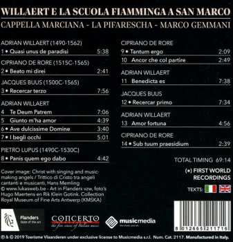 CD Adrian Willaert: Willaert E la Scuola Fiamminga A San Marco 327883