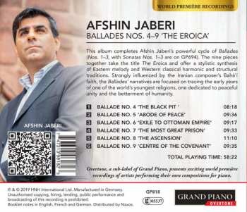 CD Afshin Jaberi: Ballades Nos. 4-9 'The Eroica' 373209