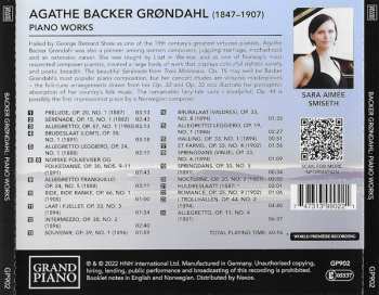 CD Agathe Backer Grøndahl: Piano Works 191242