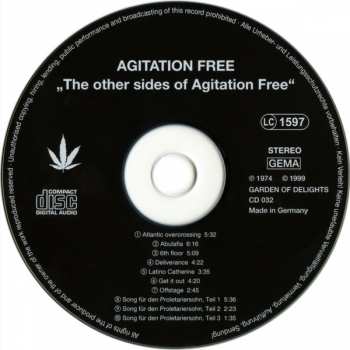 CD Agitation Free: The Other Sides Of Agitation Free 193270