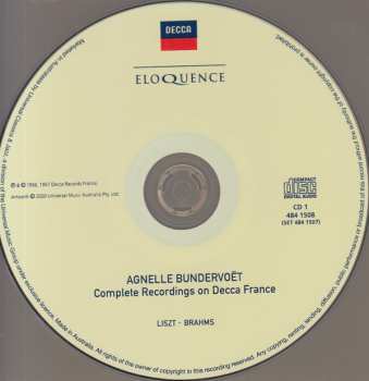 2CD Agnelle Bundervoët: Complete Recordings On Decca France 471880