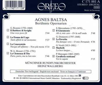 CD Agnes Baltsa: Famous Opera Arias / Berühmte Opernarien 189930