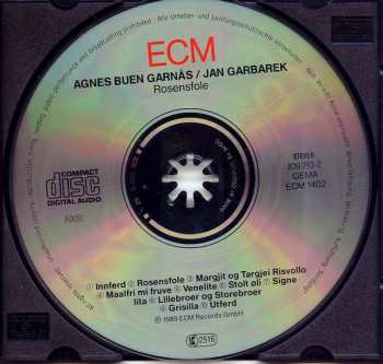 CD Agnes Buen Garnås: Rosensfole 439996