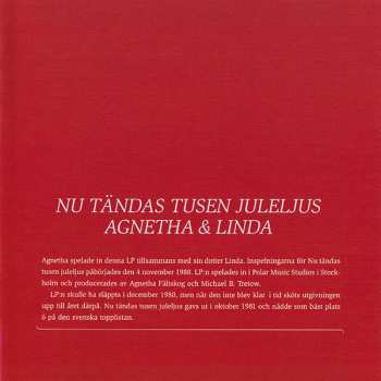 CD Agnetha Fältskog: Nu Tändas Tusen Juleljus 93651